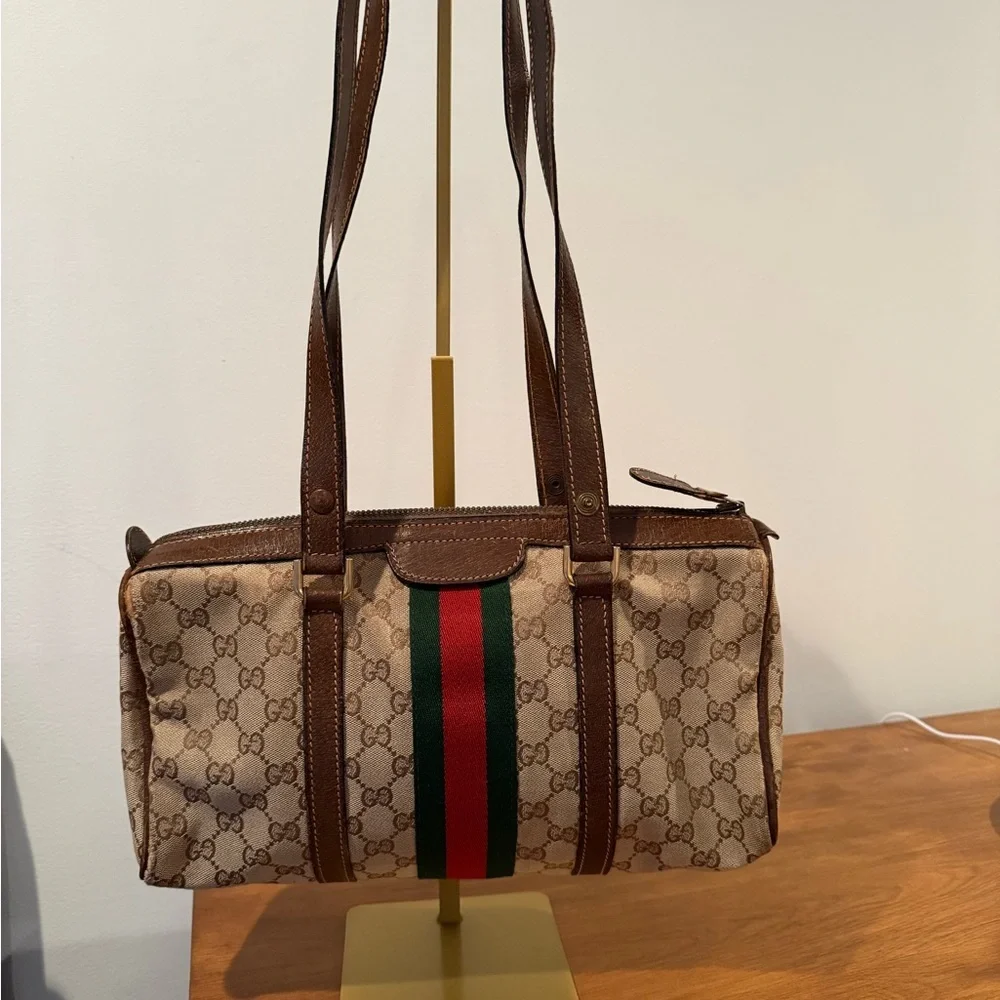 Gucci Vintage Boston Sherry Line Bag - Picture 10 of 13